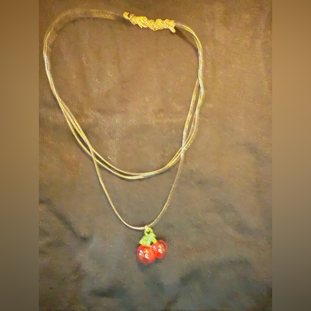 Cherry Pendant Necklace